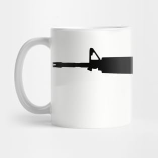 AR-15 Rifle Silhouette Mug